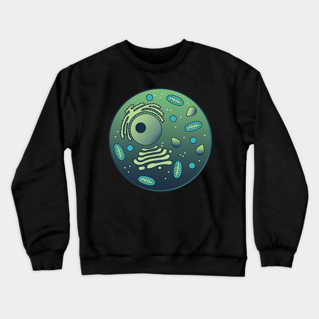 Cool Animal Cell Crewneck Sweatshirt by StephJChild